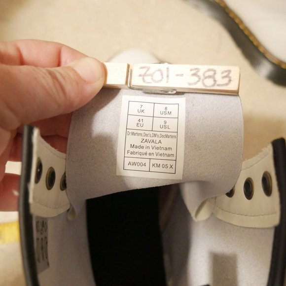 Dr. Martens Zavala Leather Combat Boots Women's Size 9 Men's Size 8 NEW - Picture 8 of 9